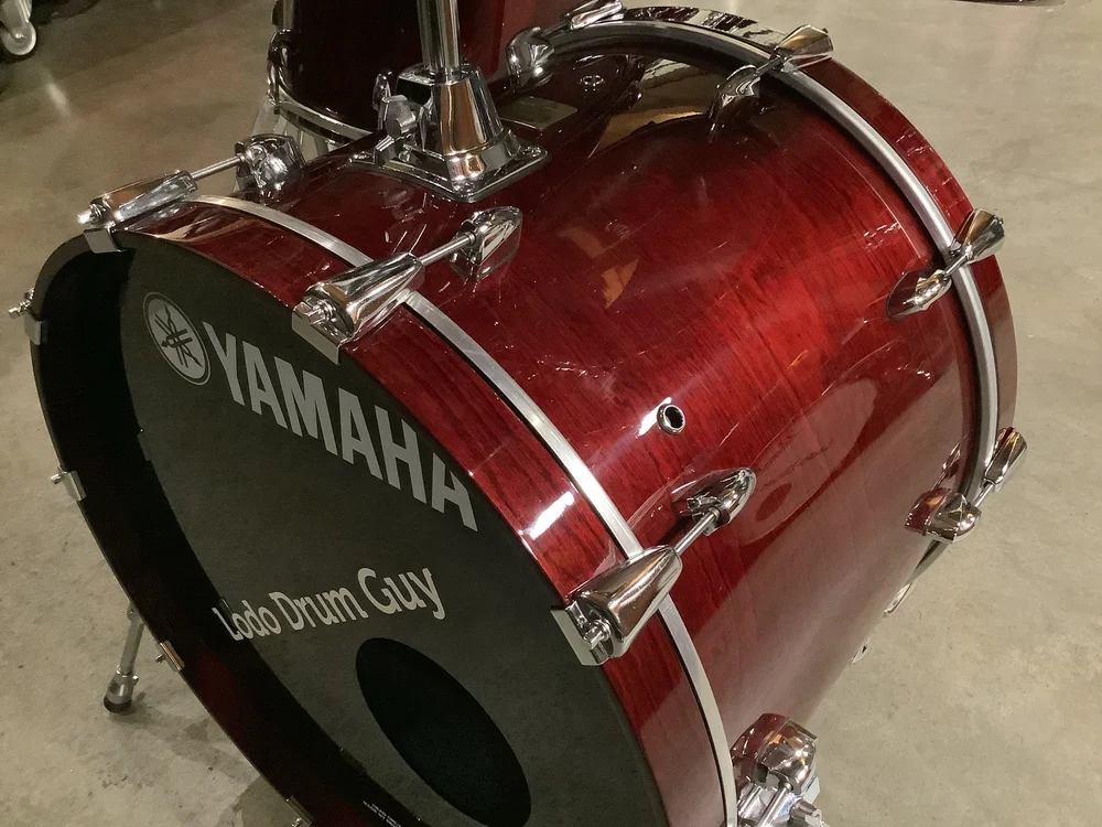 Drum Kits-Yamaha Birch Custom ABSOLUTE shell pack Japan CHERRYWOOD